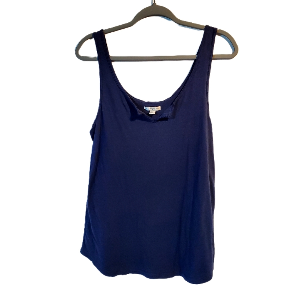 American Eagle Outfitters Navy Blue Tank Top Large